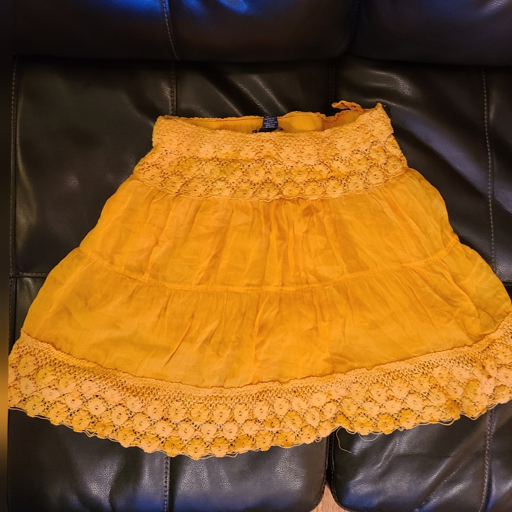 Yellow skirt